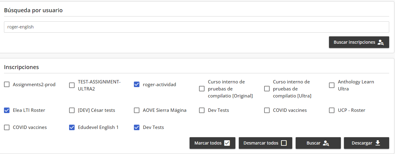 Por usuario