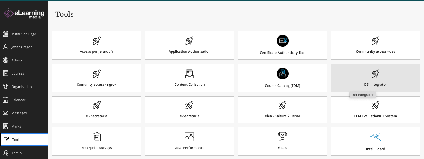 Access via Tools