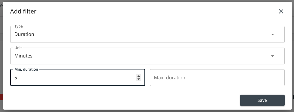 Duration Filter in Kaltura2