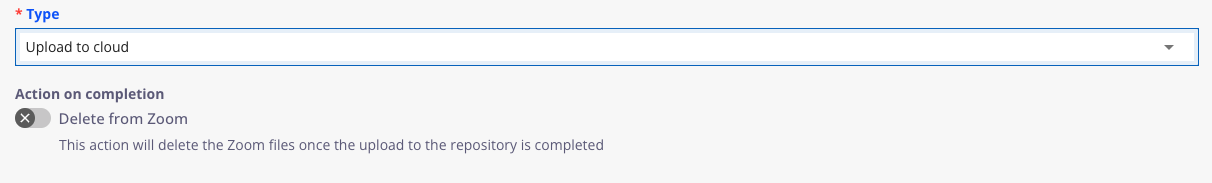 Upload to Repository